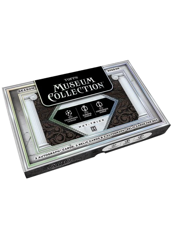 TOPPS MUSEUM UEFA CLUB COMPETITIONS 2025/26 HAT-TRICK BOX BREAK - HEL BOX