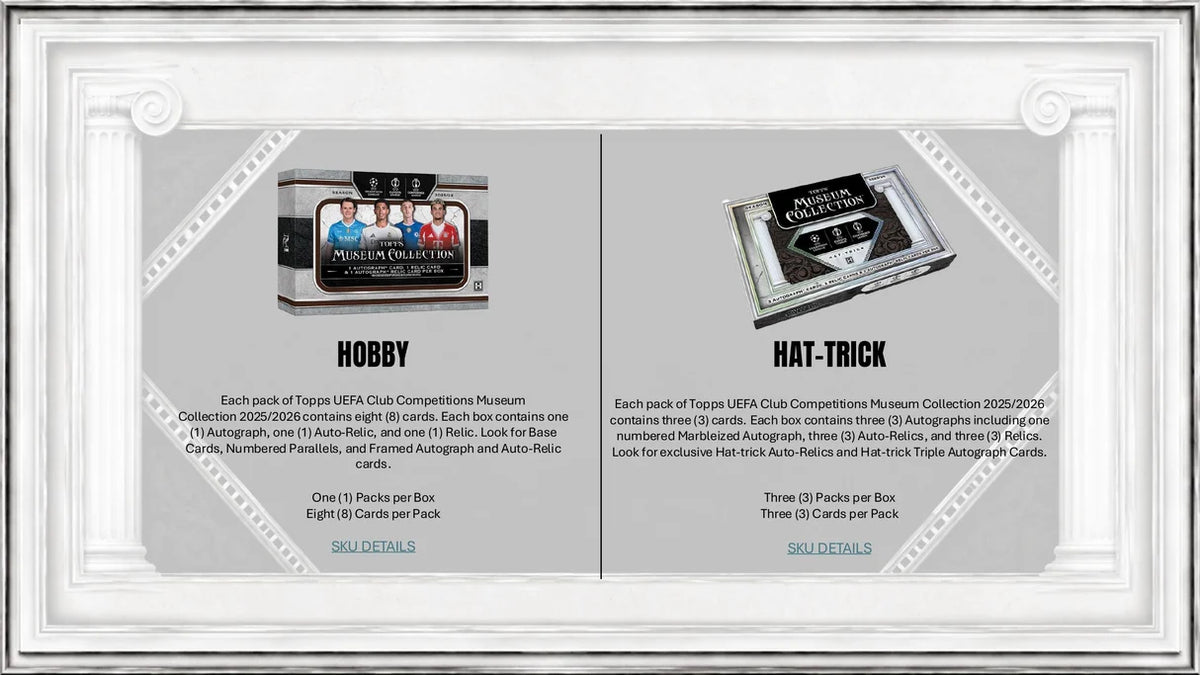 TOPPS MUSEUM UEFA CLUB COMPETITIONS 2025/26 HAT-TRICK BOX BREAK - HEL BOX