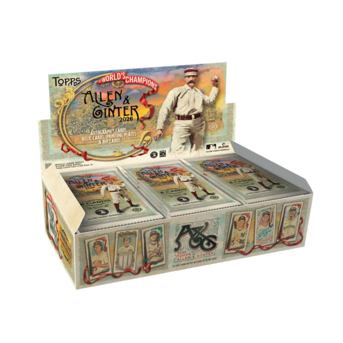 TOPPS BASEBALL ALLEN & GINTER BOX BREAK #261003 - HOBBY BOOSTER