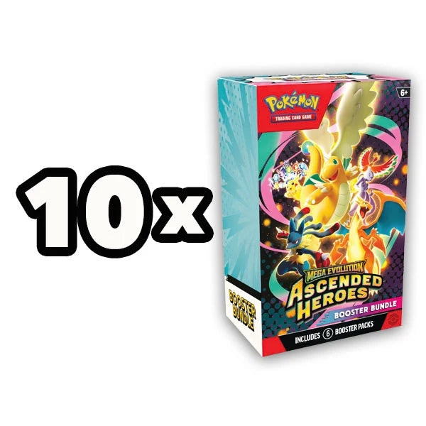 POKÉMON ASCENDED HEROES BOOSTER BUNDLE CASE - 10ST BUNDLES