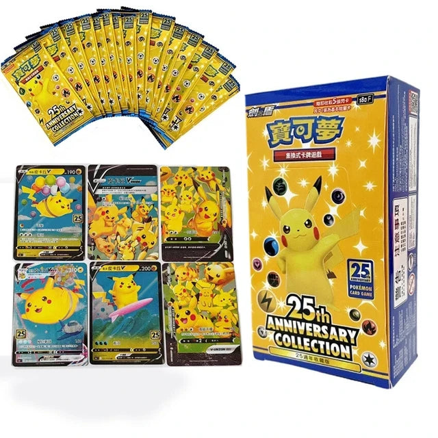 POKÉMON 25th ANNIVERSARY CELEBRATIONS BOOSTER BOX KINESISK