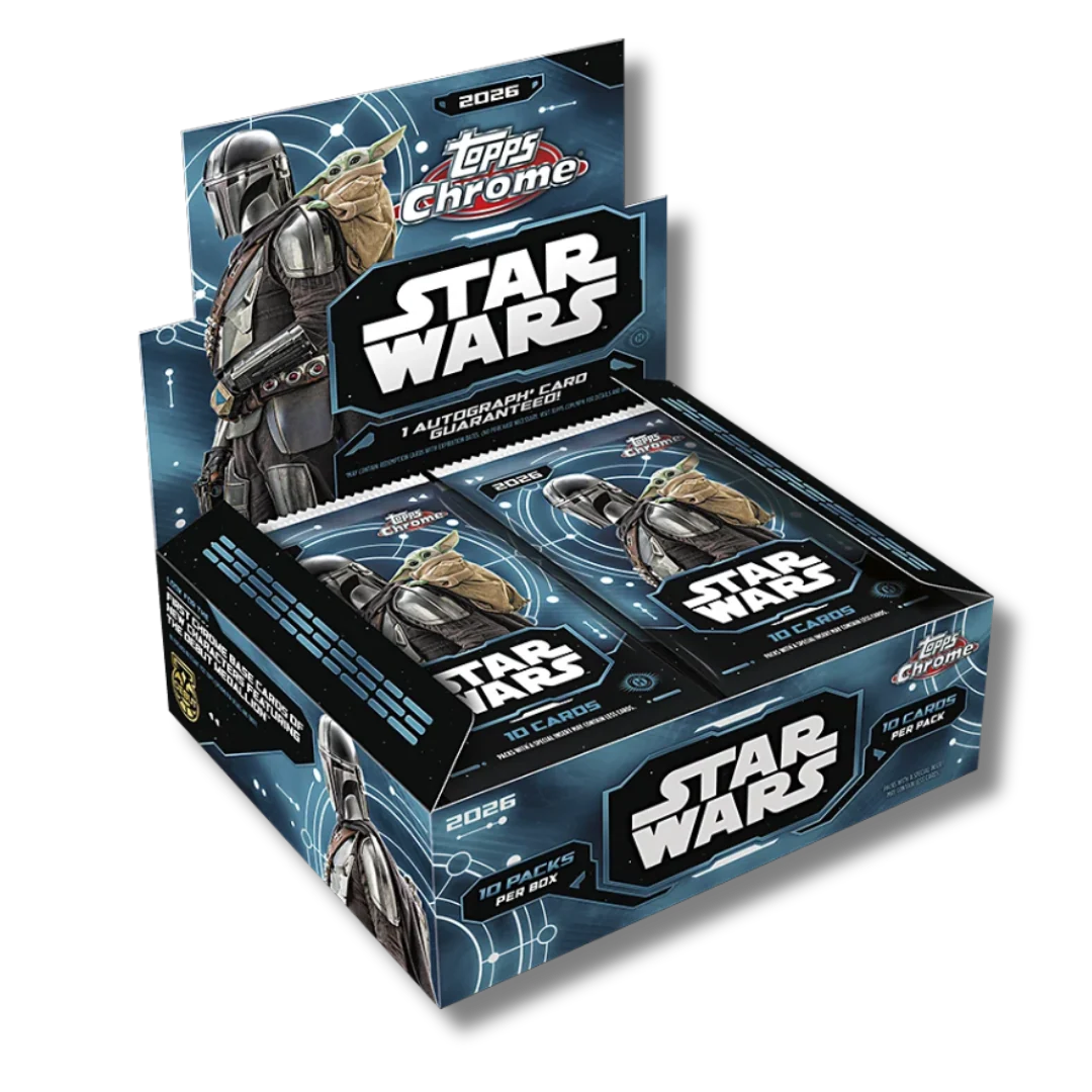 TOPPS STAR WARS CHROME 2026 BOX BREAK #261002 - HOBBY BOOSTER