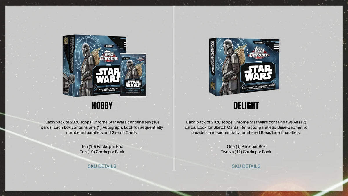 TOPPS STAR WARS CHROME 2026 VALUE BOX - HEL BOX